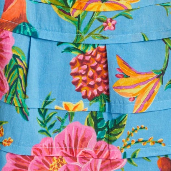 🦜NWOT FARM RIO Toucans Garden MIDI Dress SIZE M🦜SOLD at NORDSTROM FOR $250🦜 - Picture 8 of 8